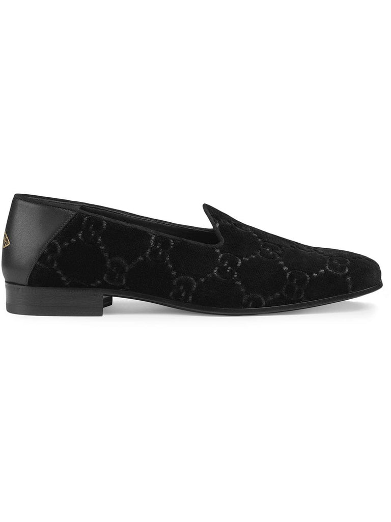 GG velvet loafers