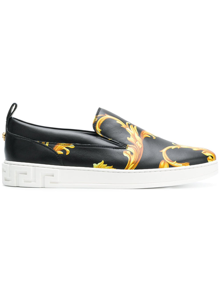 Baroque print sneakers