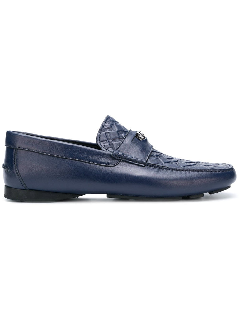 Grecca embossed loafers