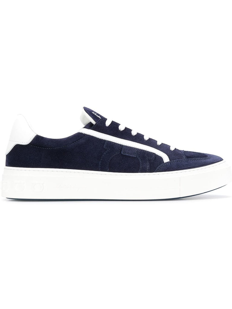 contrast trim Gancio sneakers