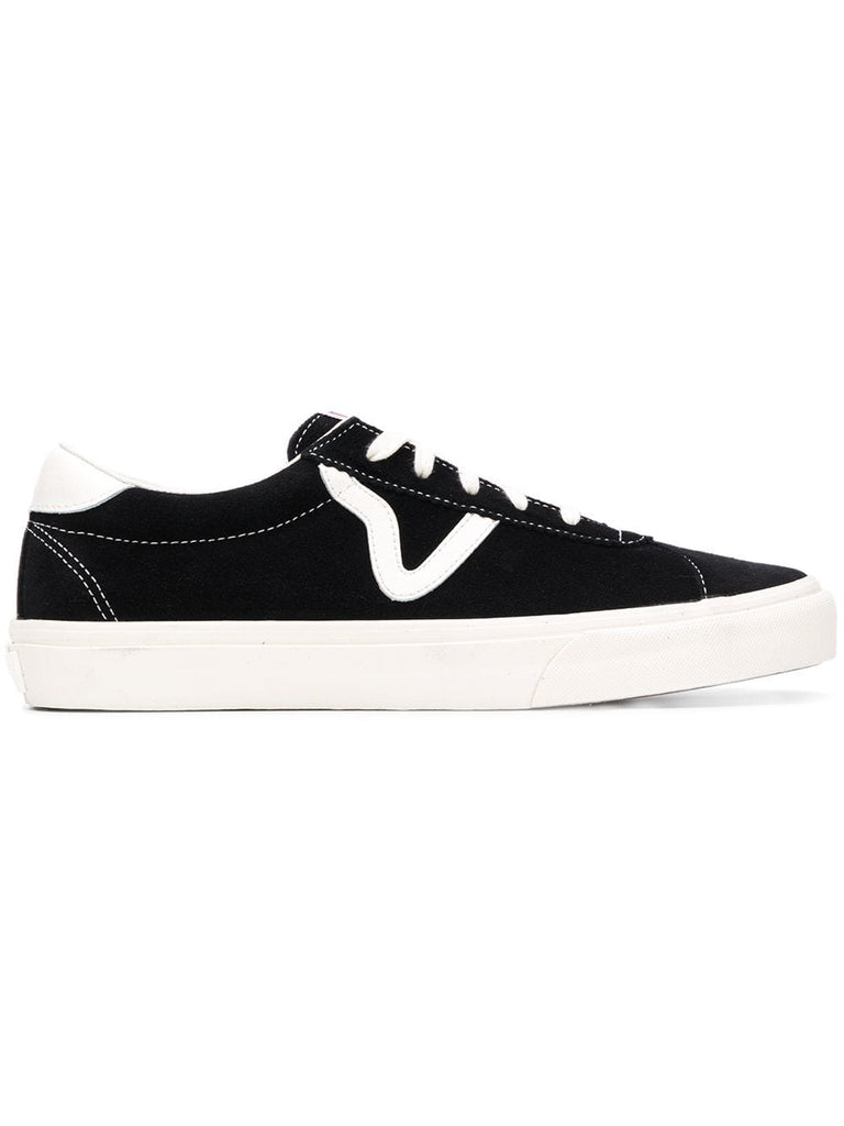 V lace-up sneakers