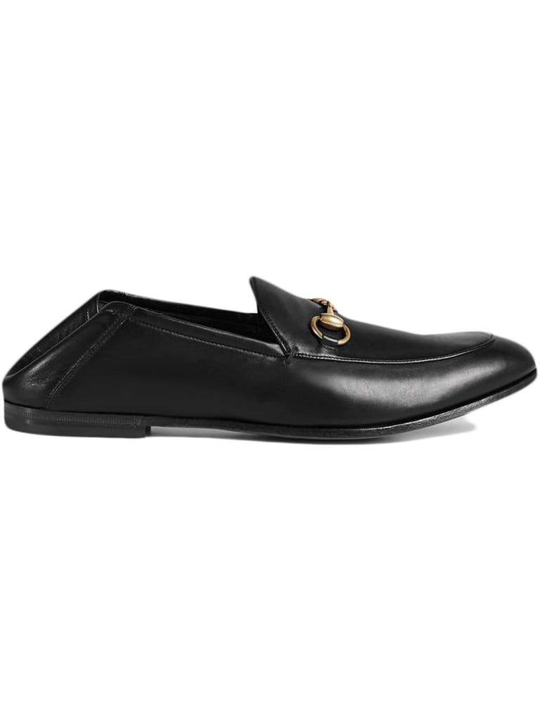 Horsebit leather loafer