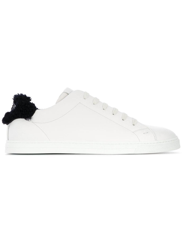 shearling counter low top sneakers