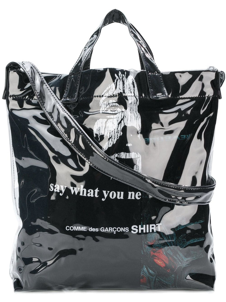 laminated shopper bag