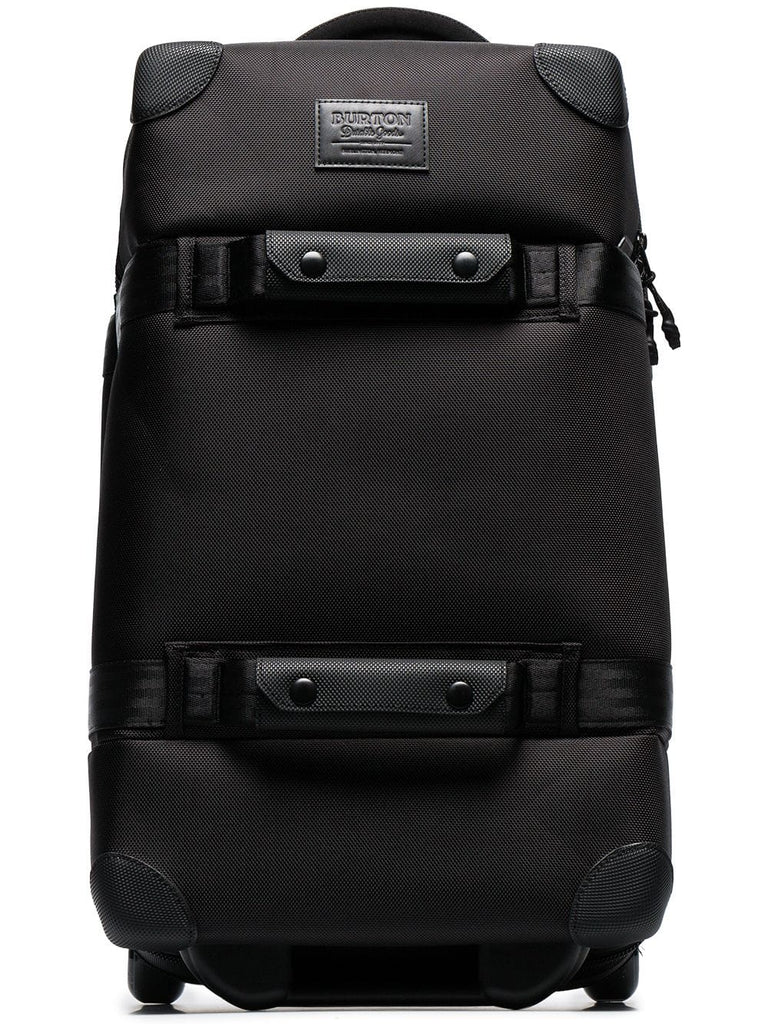 black wheelie holdall bag