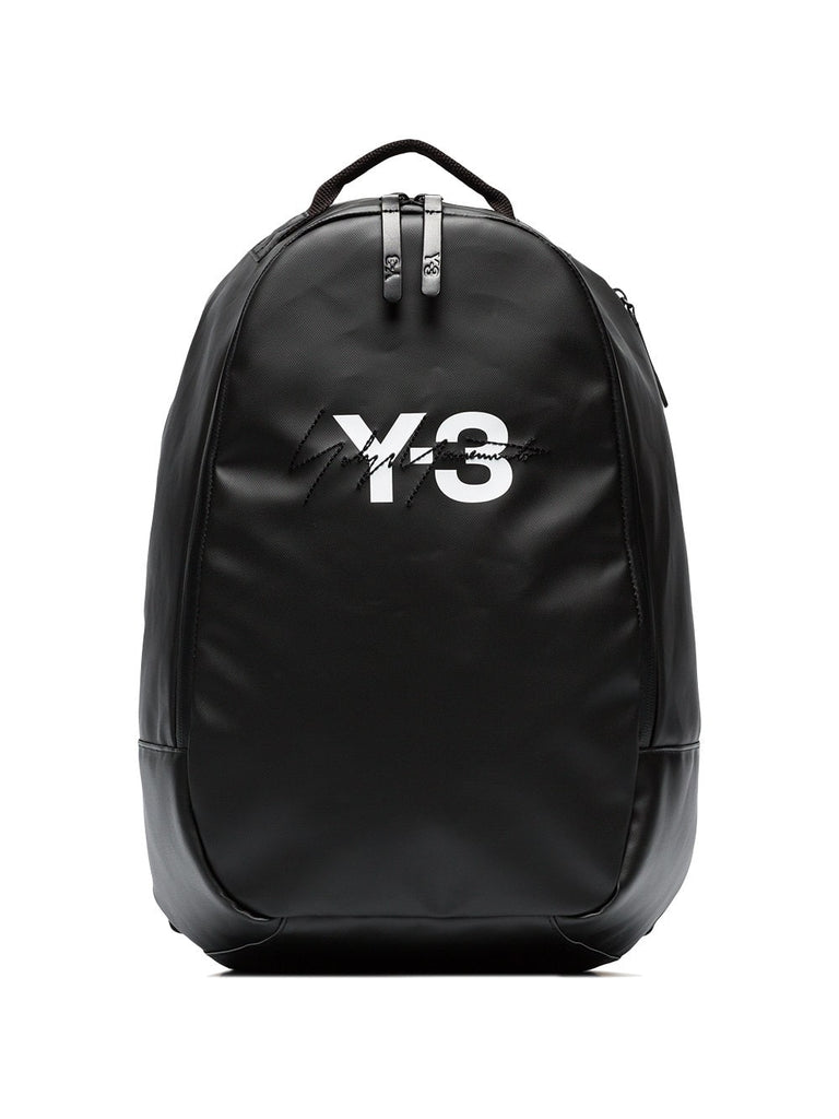 black logo bag