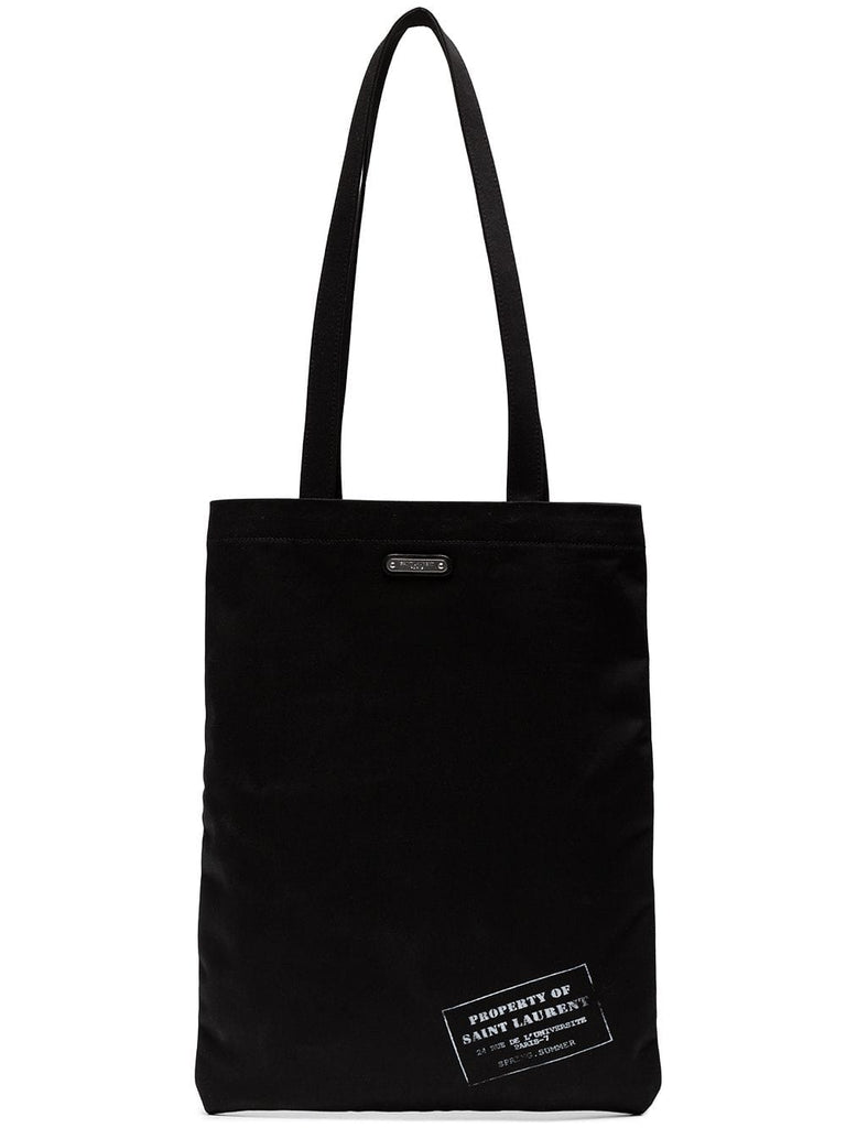 Antibe logo canvas tote bag