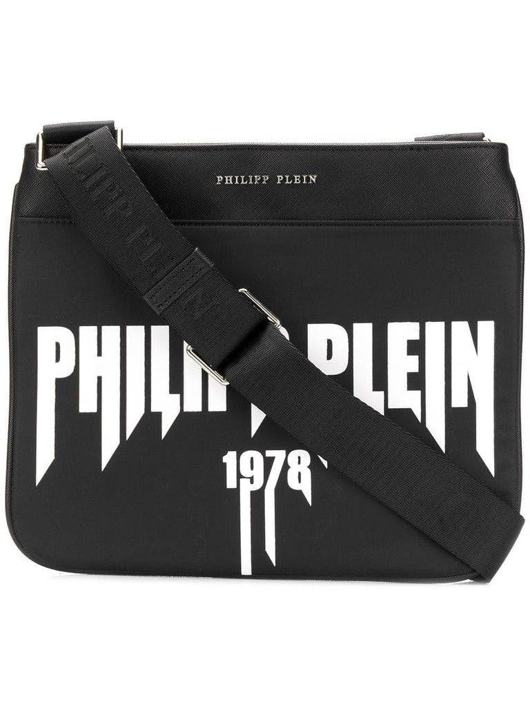 front logo messenger bag