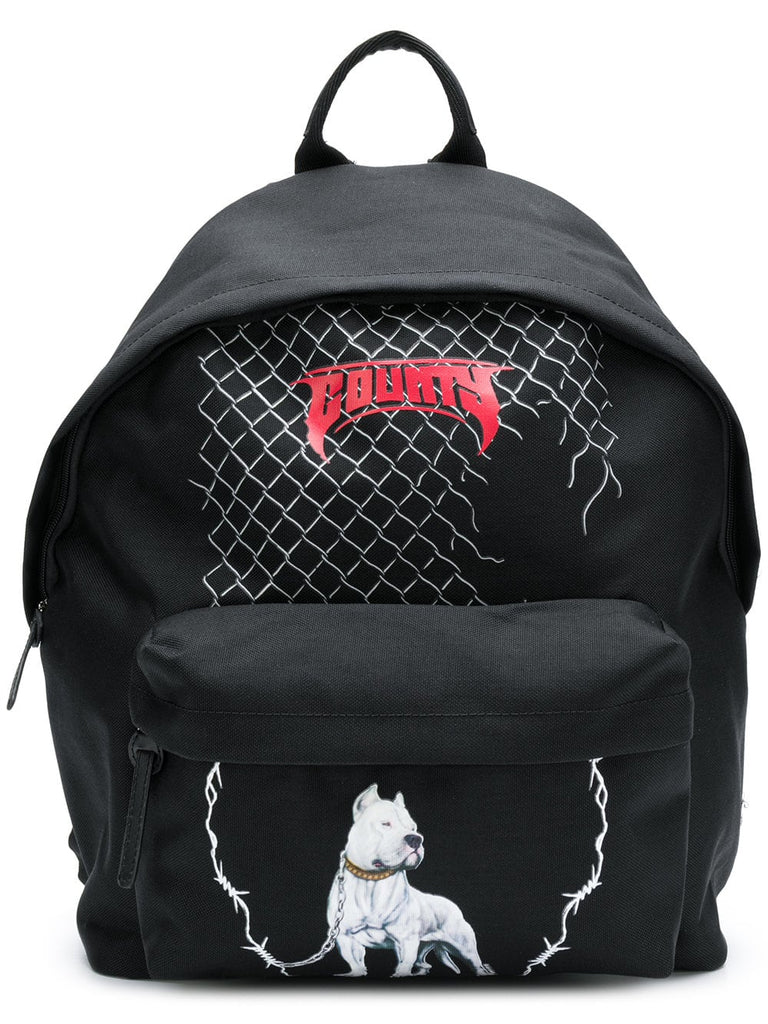 Dog logo backpack