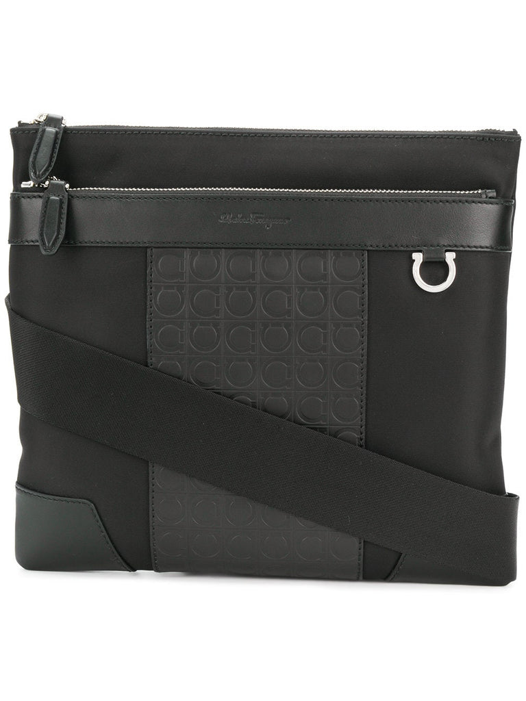 leather trim crossbody bag