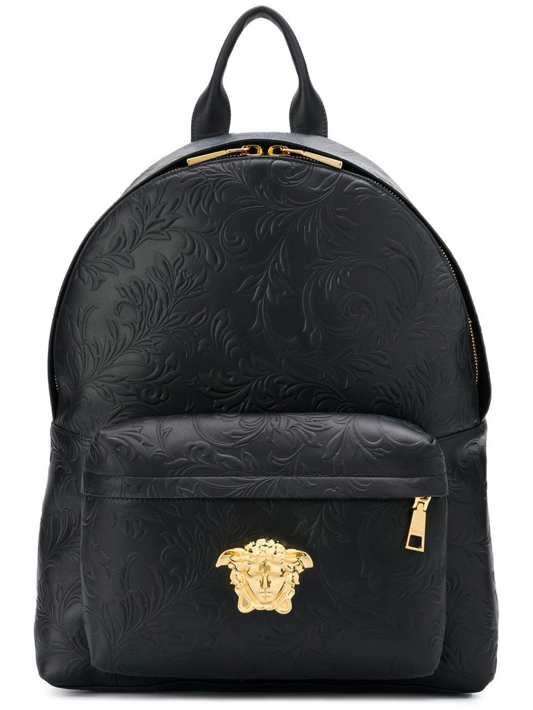 embossed Medusa head backpack