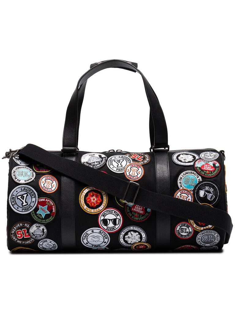 Noe multi patch duffle bag