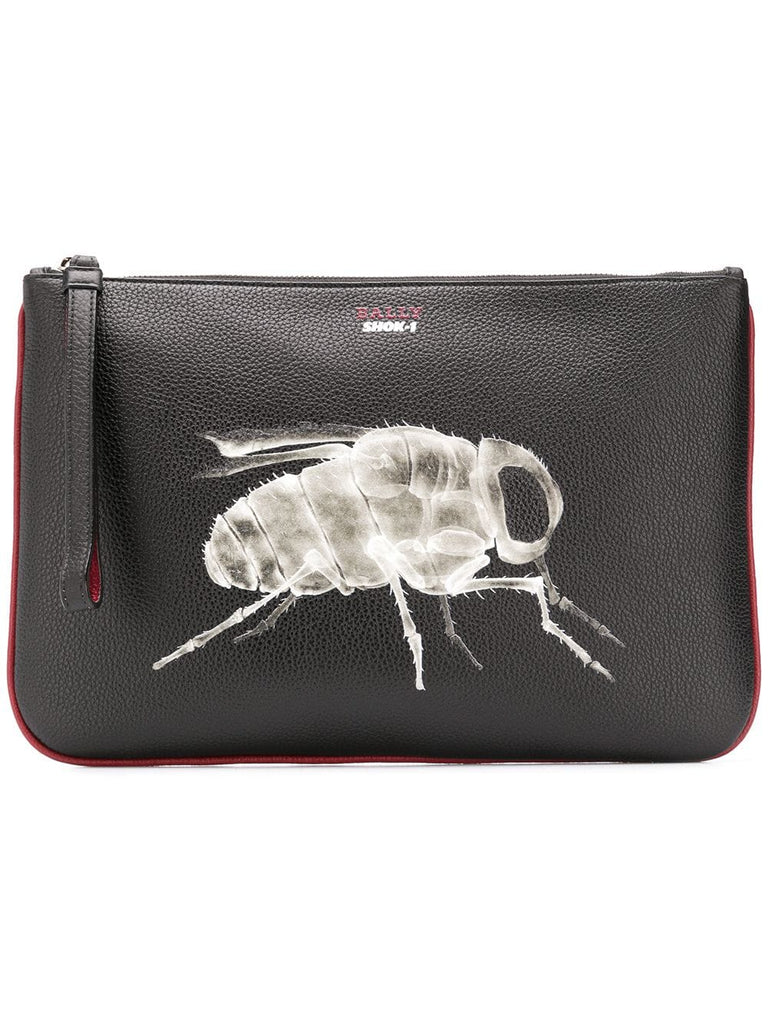 bee x-ray clutch bag