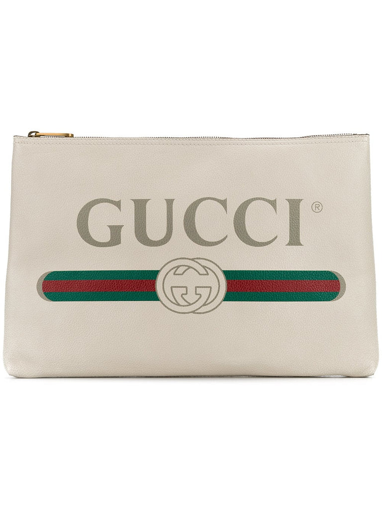 Gucci logo clutch