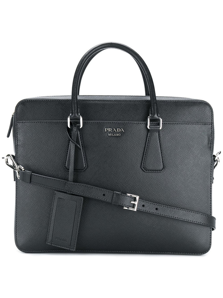 classic saffiano briefcase