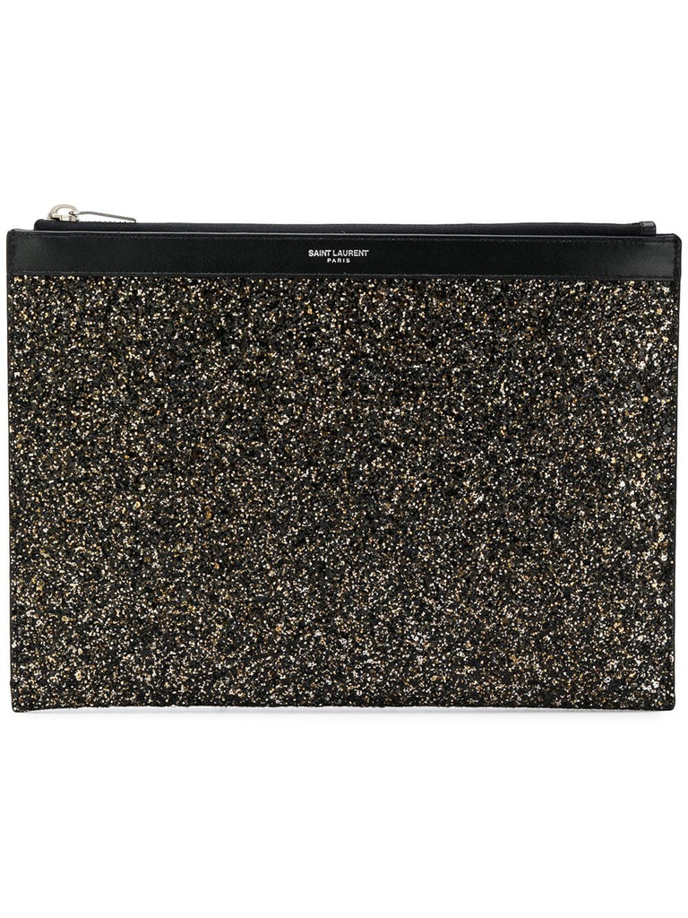 Glitter iPad clutch