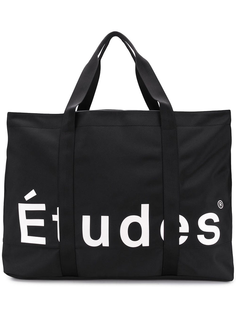 logo oversized tote