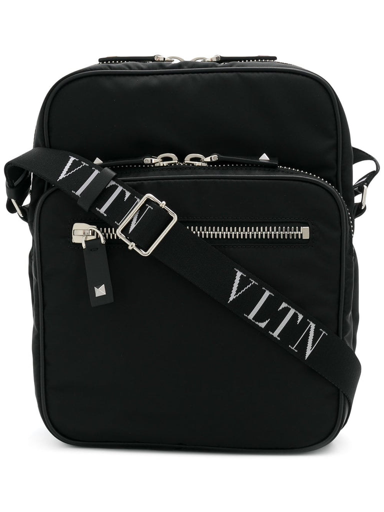 VLTN logo crossbody bag