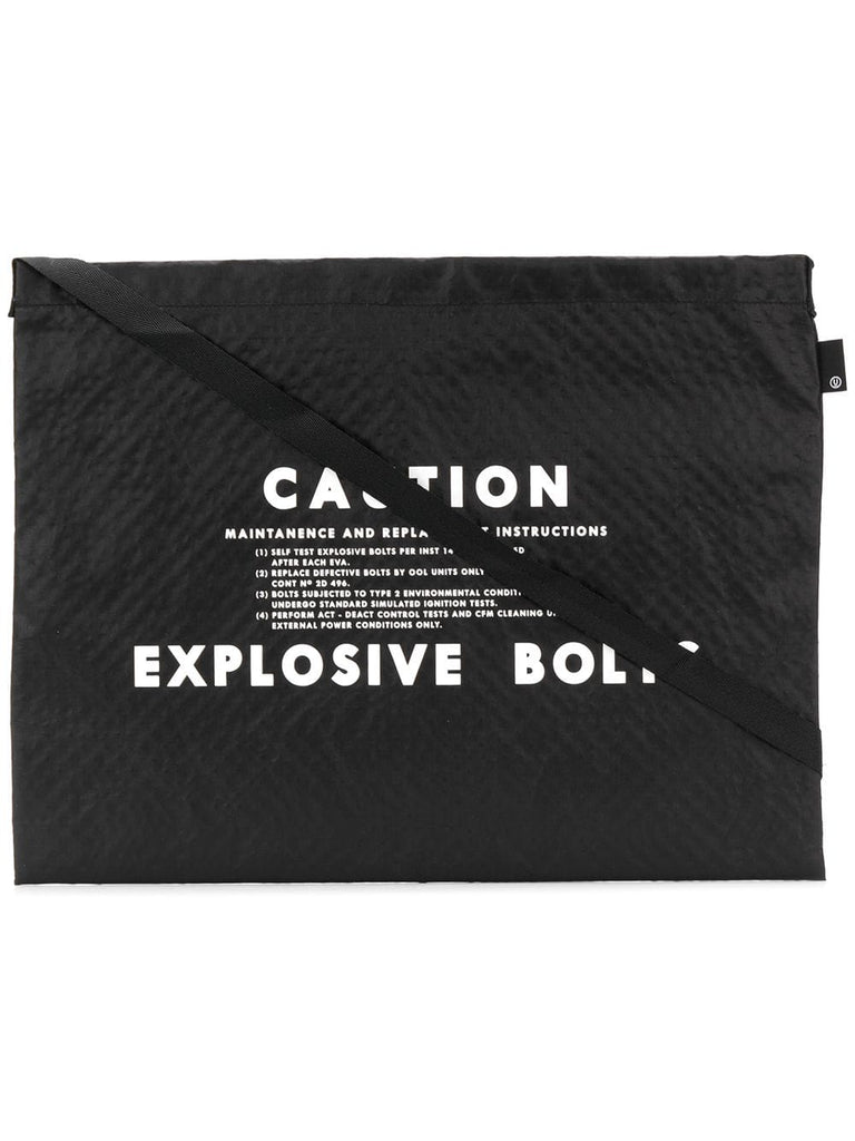 Caution shoulder bag