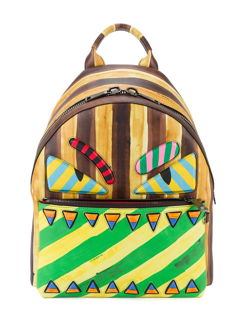 marker-style printed backpack