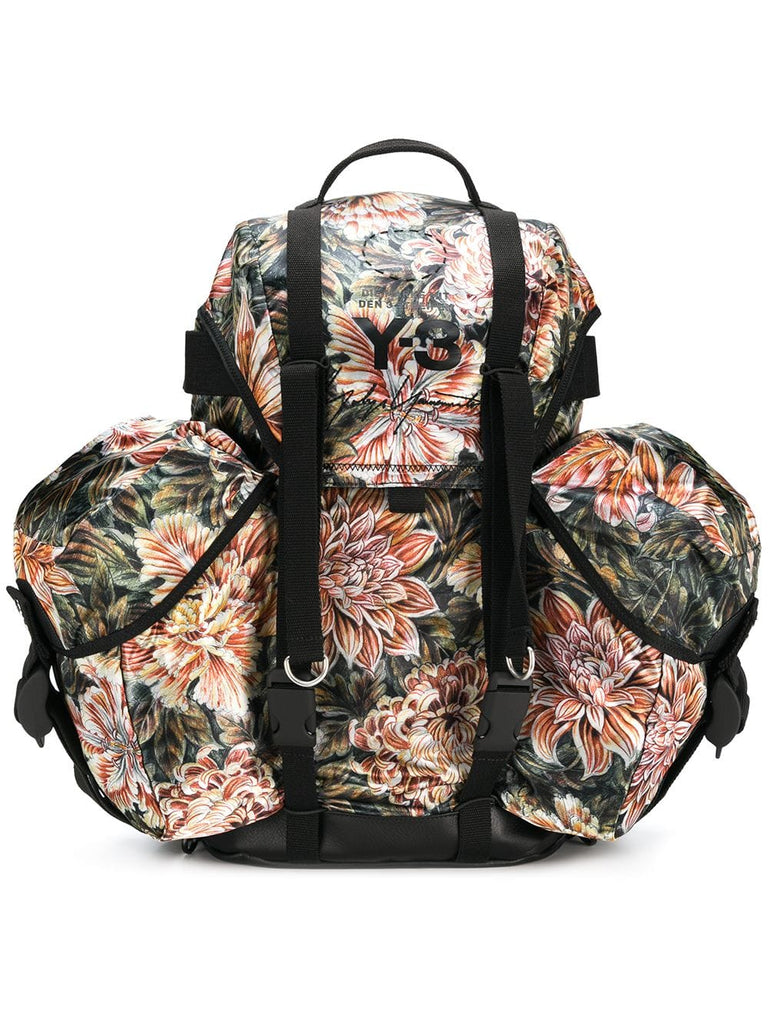 floral camouflage utility backpack