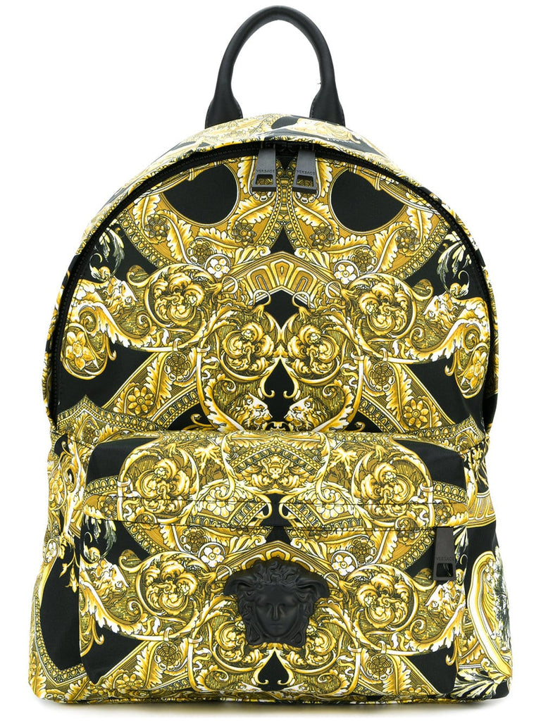 Baroque printed backpack