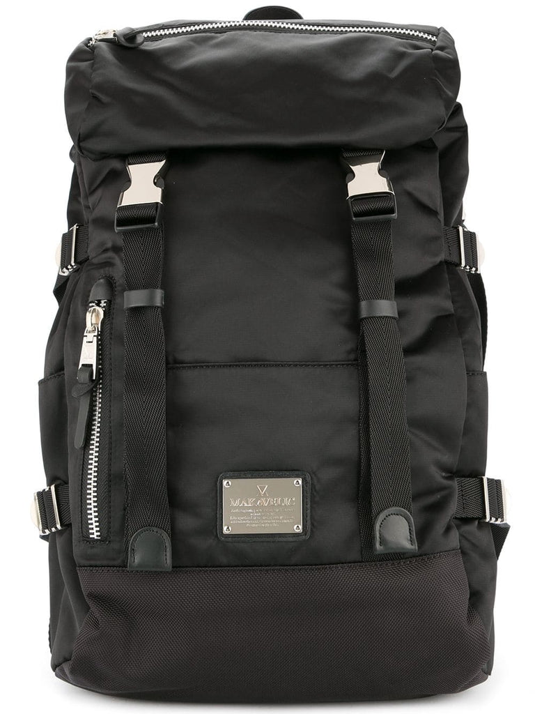 double belt backpack