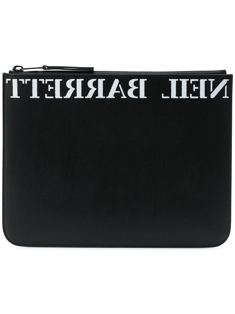 logo pouch clutch