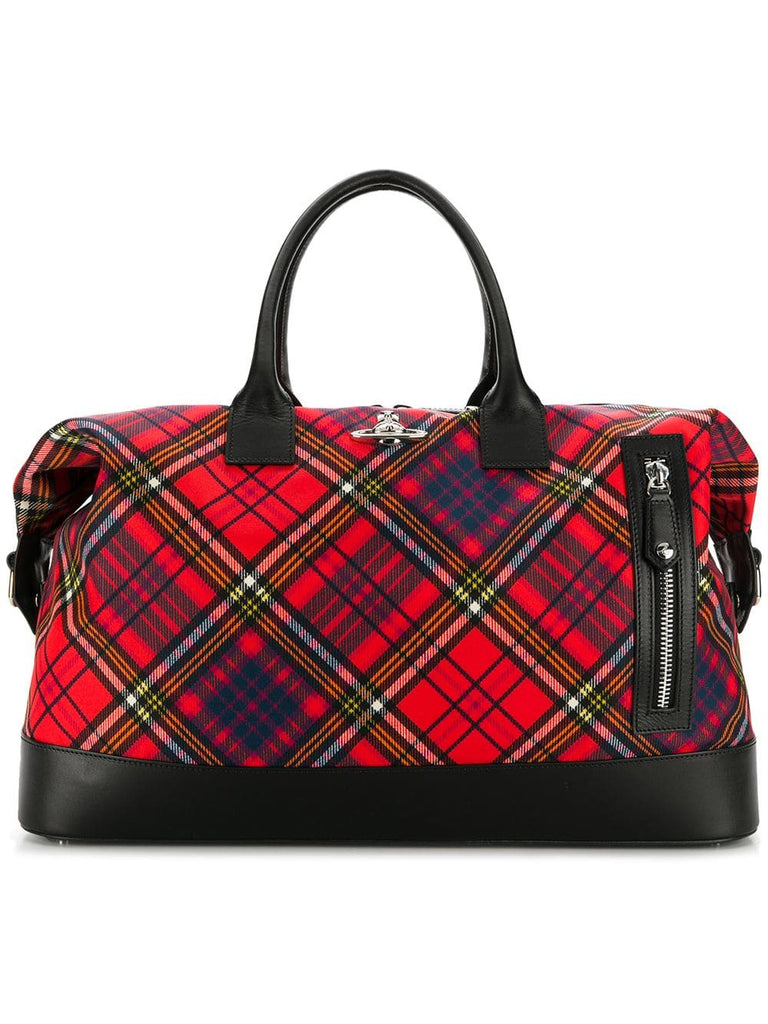 tartan logo holdall