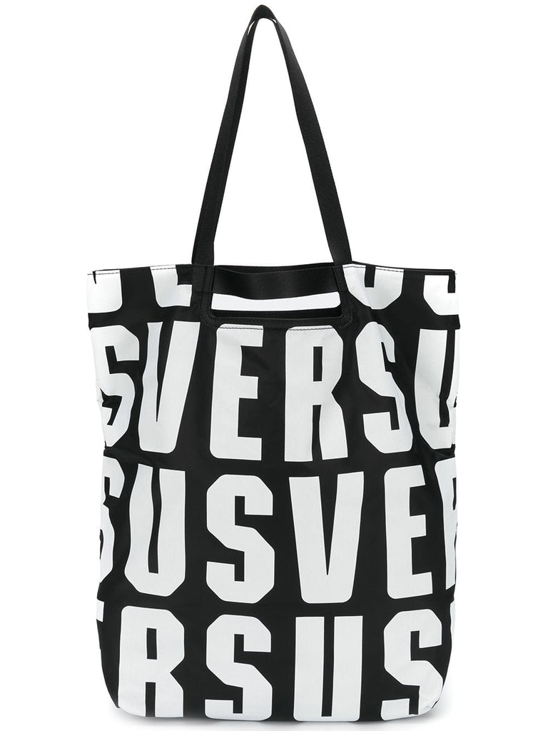 logo printed tote bag