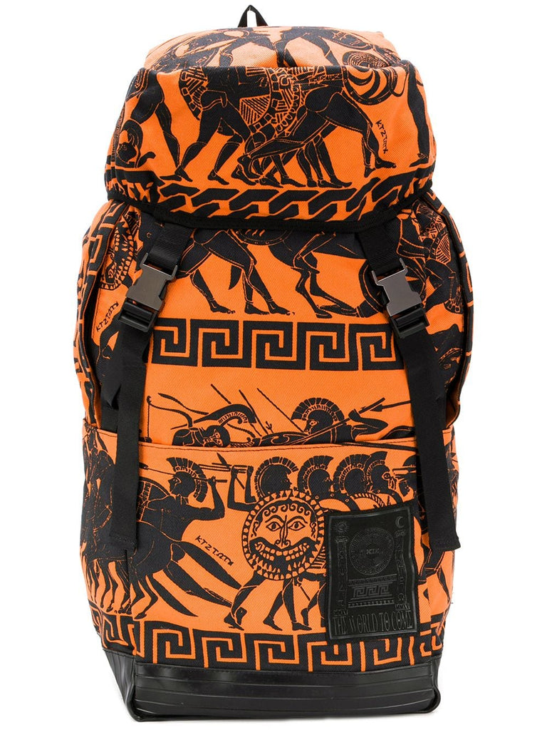 big War Print backpack