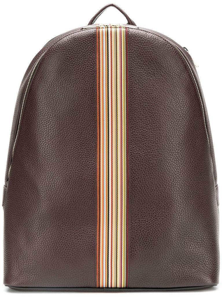 signature stripe backpack