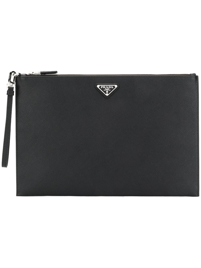 large logo clutch