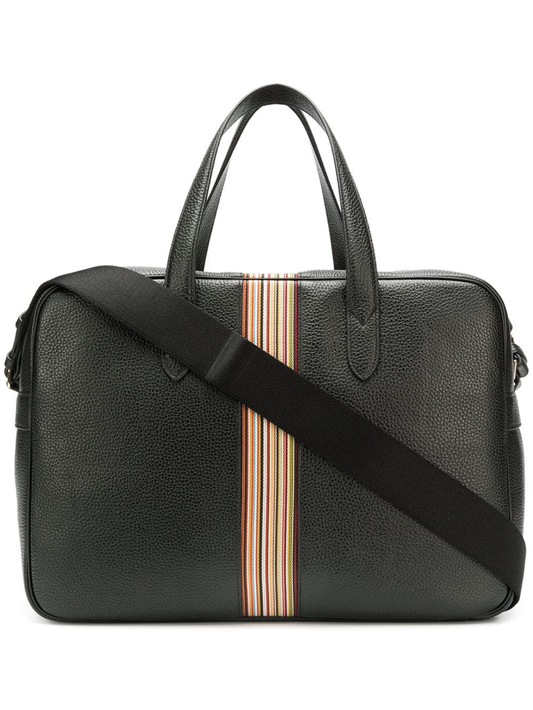 Bright Stripe holdall bag