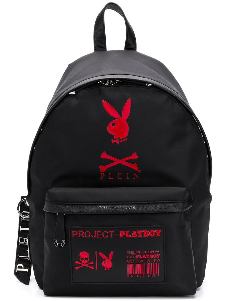 Philipp Plein x Playboy patchwork backpack