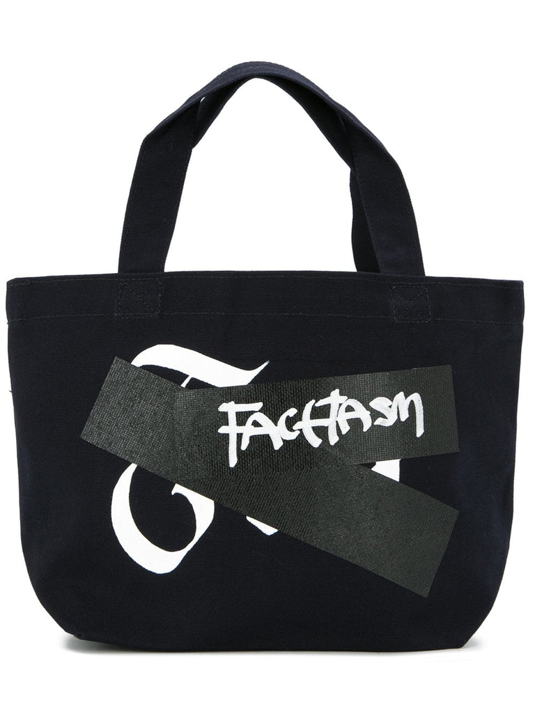 logo small shopper tote bag