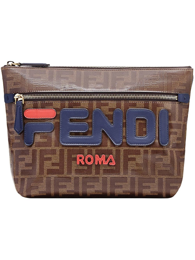 double F logo clutch bag