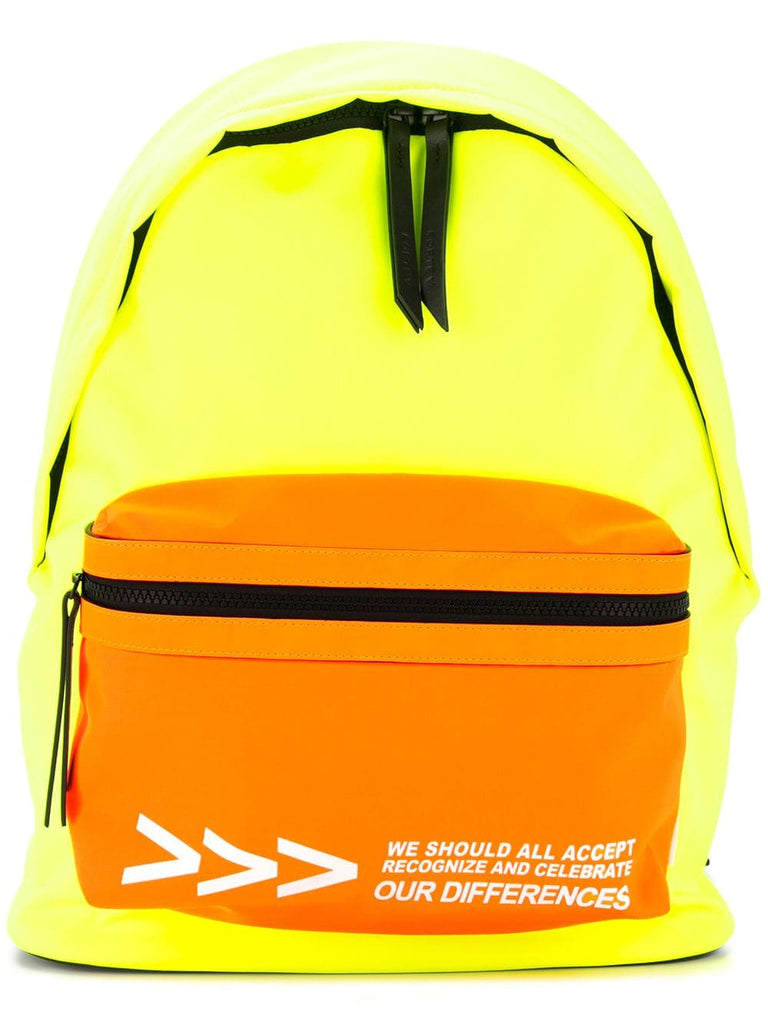 colour-block backpack