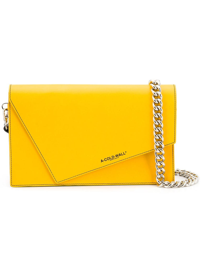 asymmetric fold shoulder bag