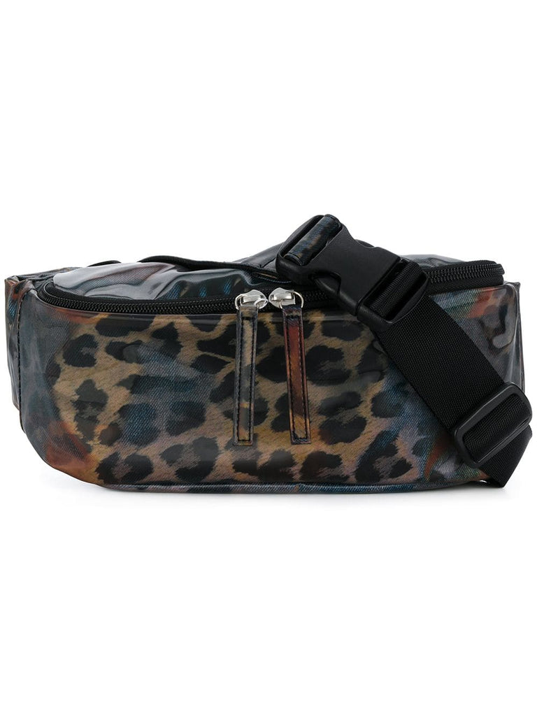 leopard print belt bag