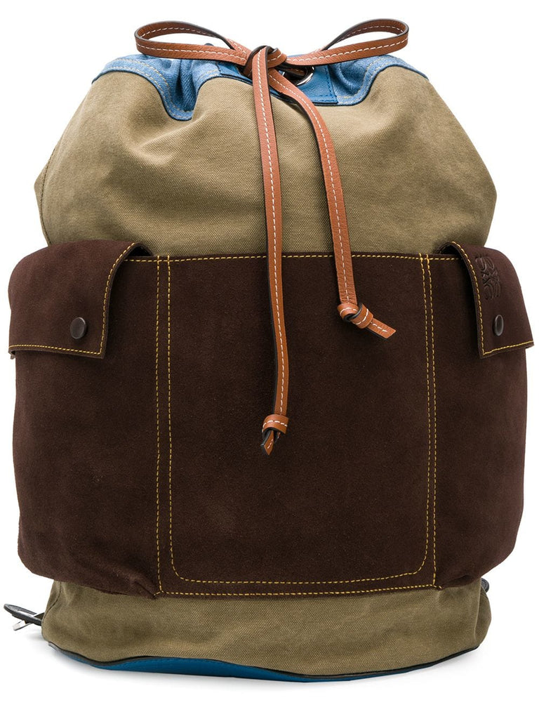 drawstring bucket backpack