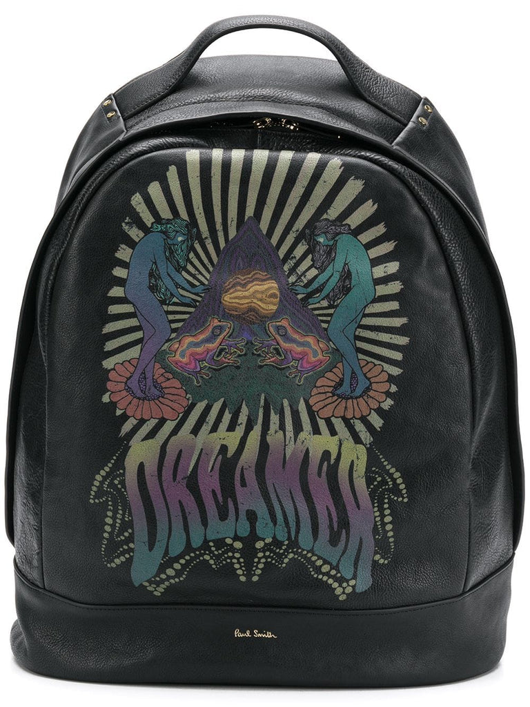 Dreamer print backpack