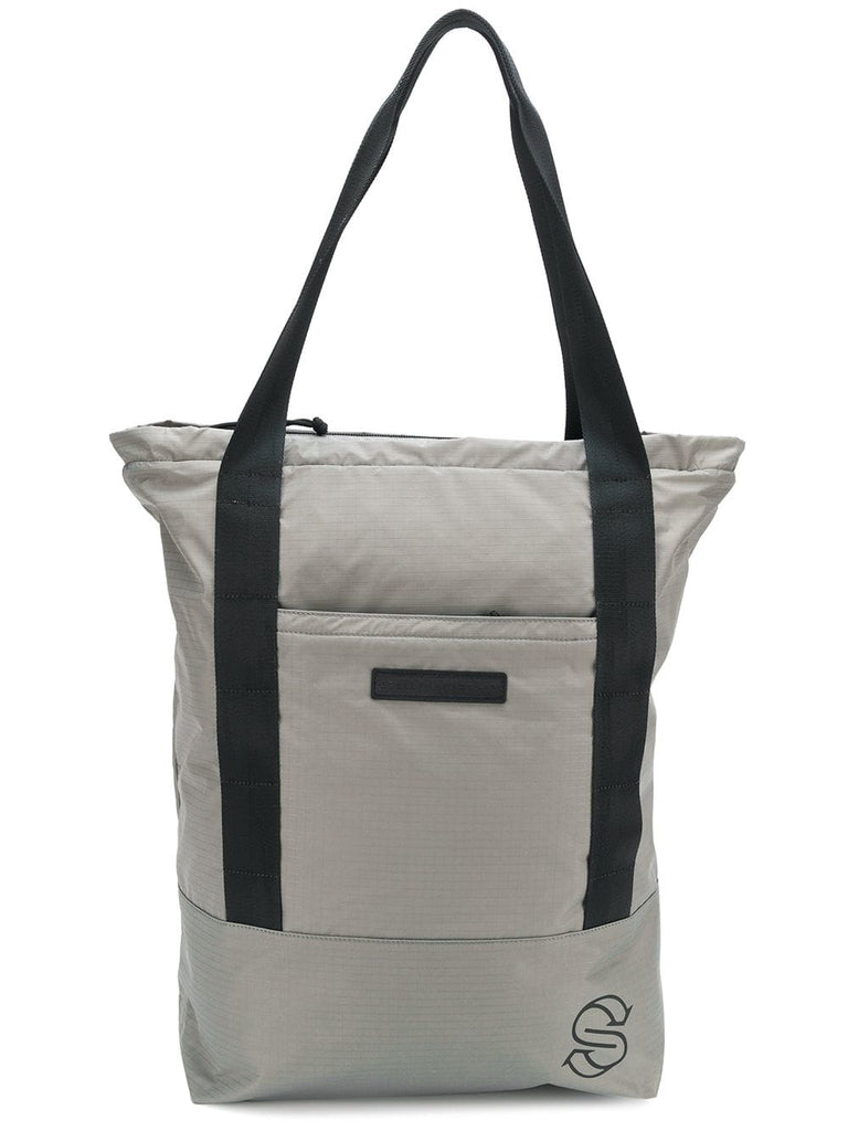 logo patch shopper bag