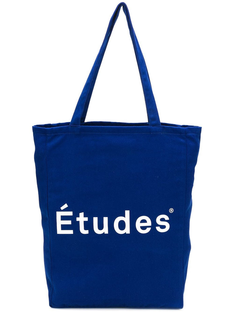 logo print shopper tote