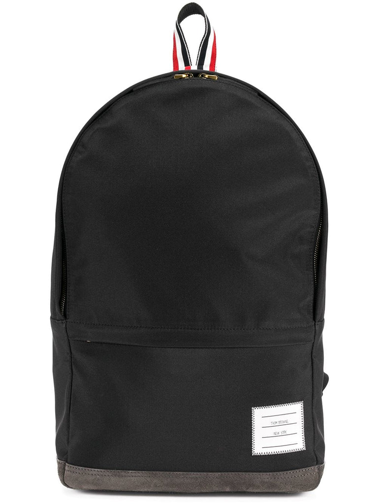 Unstructured Backpack In Nylon And Suede