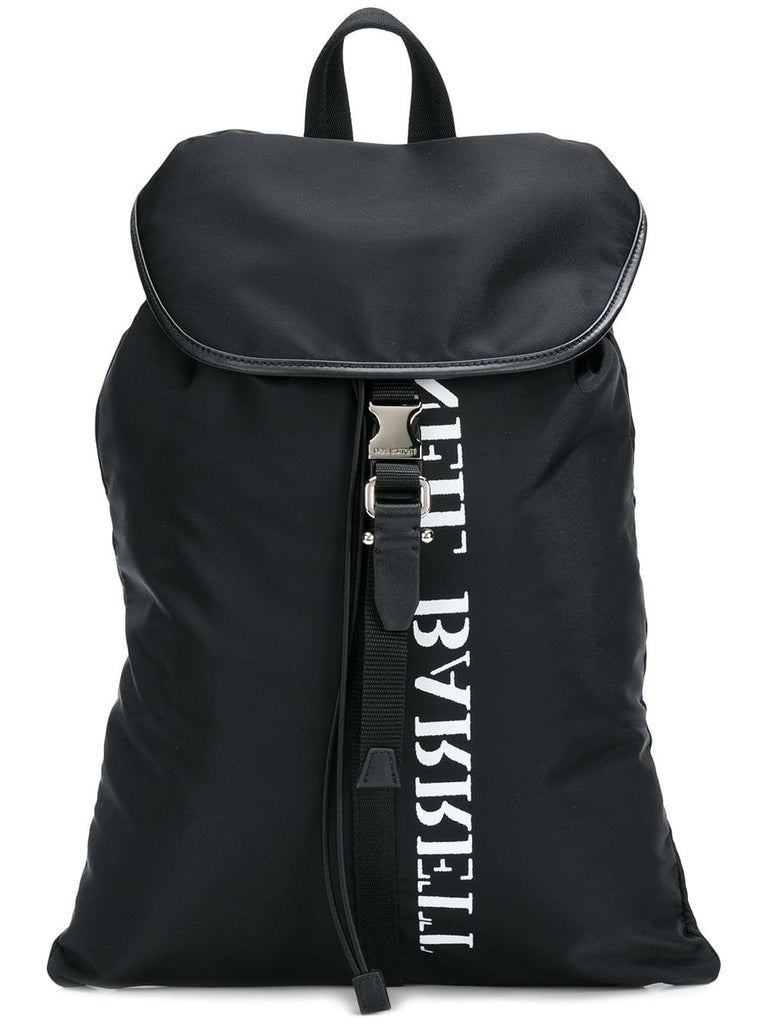 logo strap rucksack