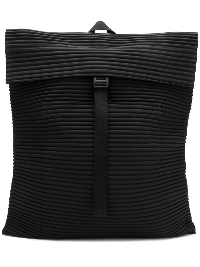 ribbed detail backpack