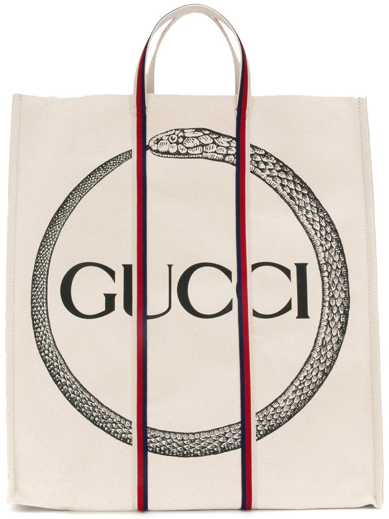 Gucci Ouroboros print tote