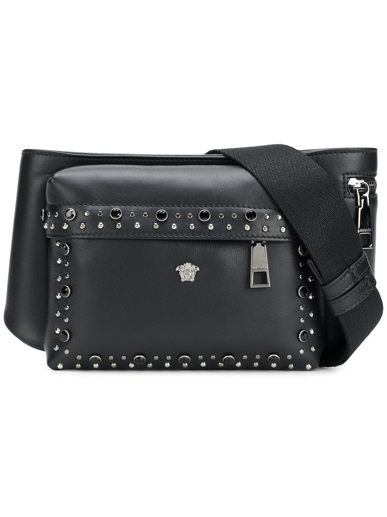 studded Medusa waist bag