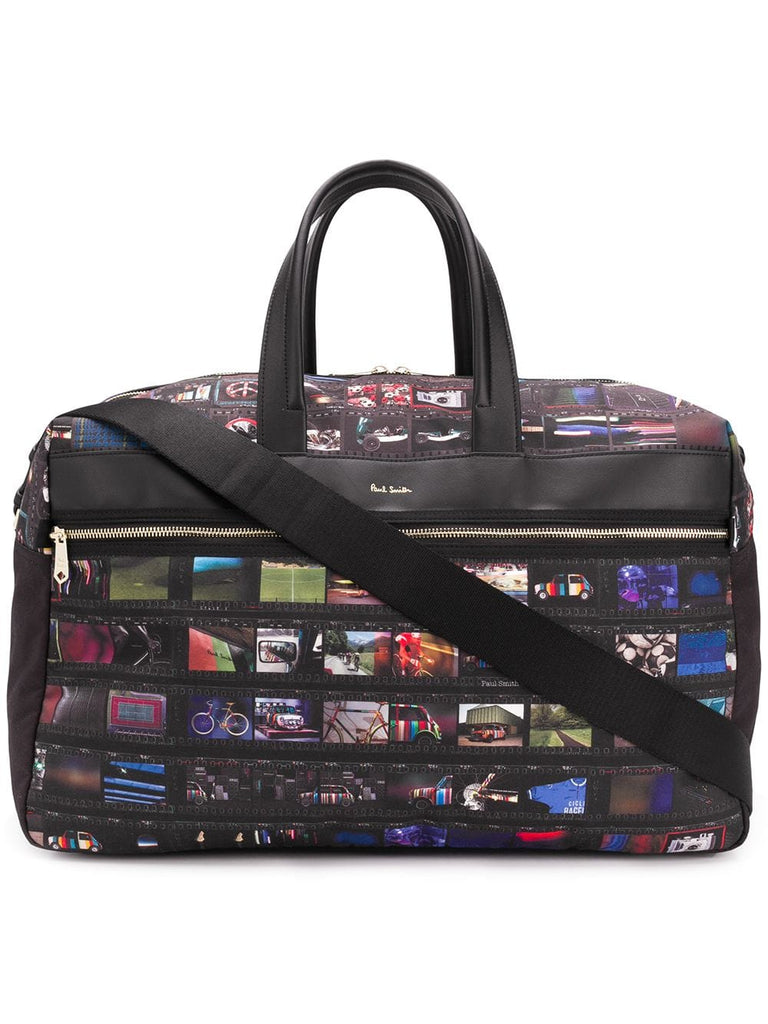 graphic print holdall